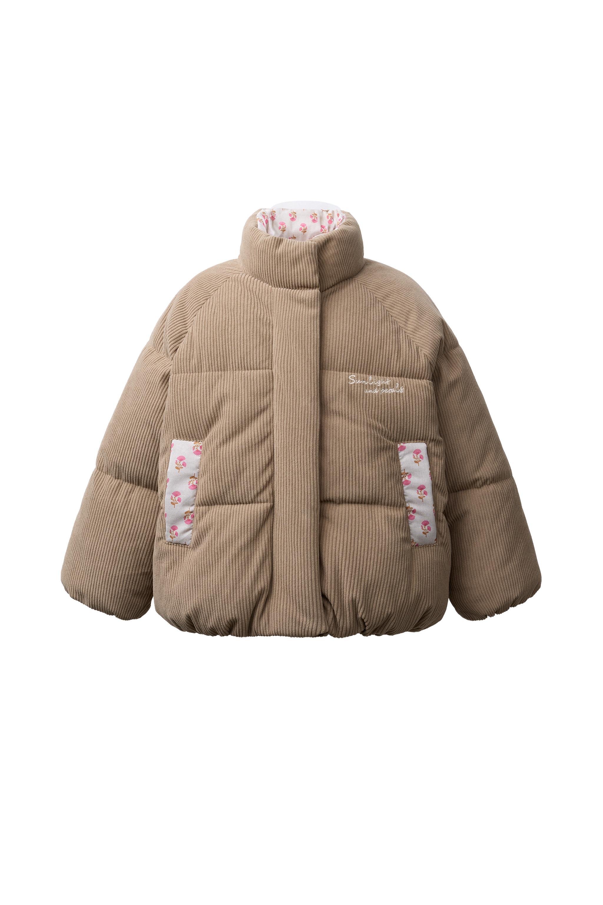 CORDUROY PATCHWORK PUFFER JACKET - taupe brown | ZARA United States CORDUROY PATCHWORK PUFFER JACKET - taupe brown | ZARA United States