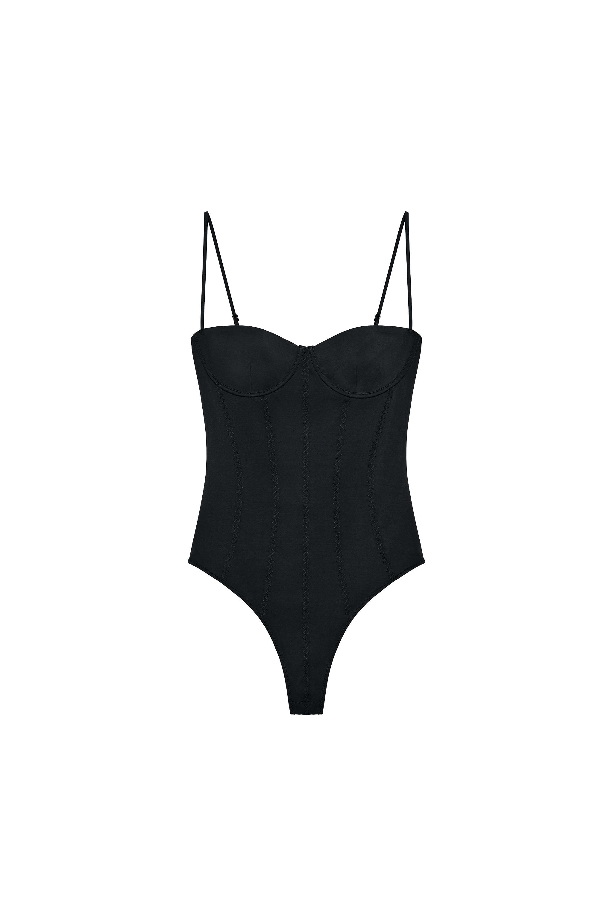 Body Zara – Combiné Tulle Stretch – Noir – Taille S – Neuf Avec étiquettes