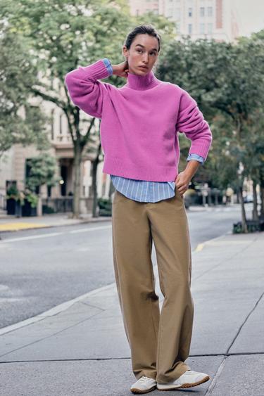 JERSEY PUNTO SOFT - Rosa de Zara