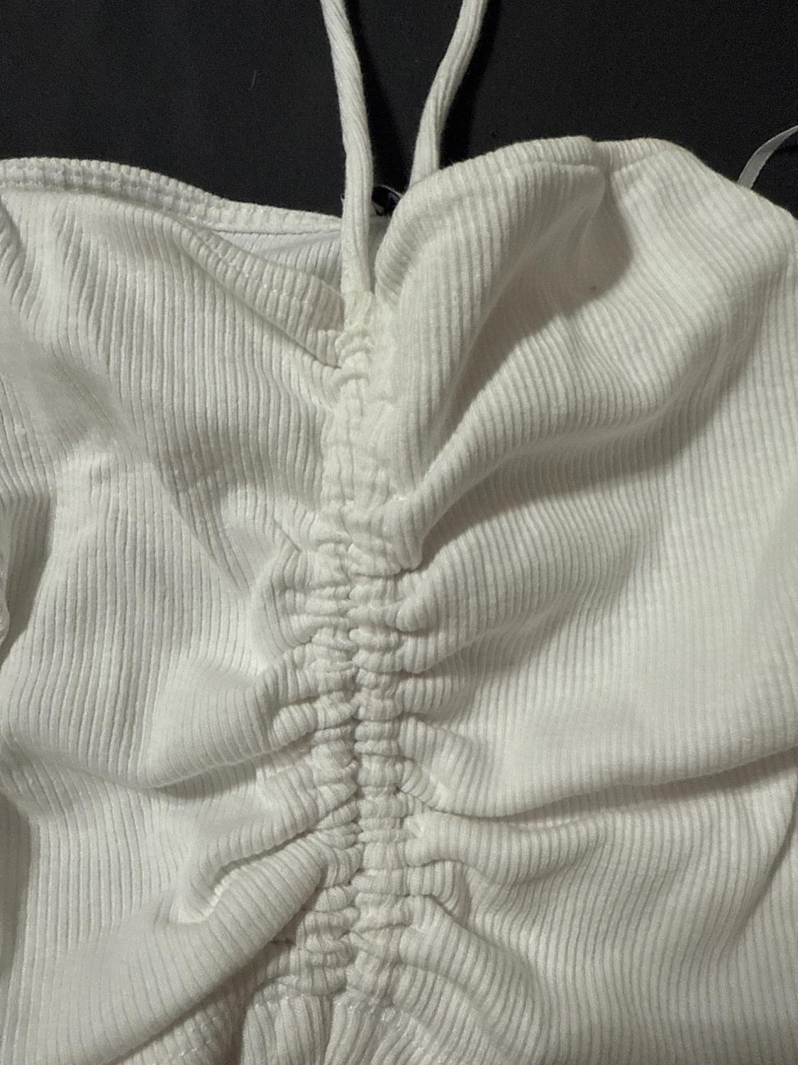 RUCHED RIB CROP TOP - Image 2