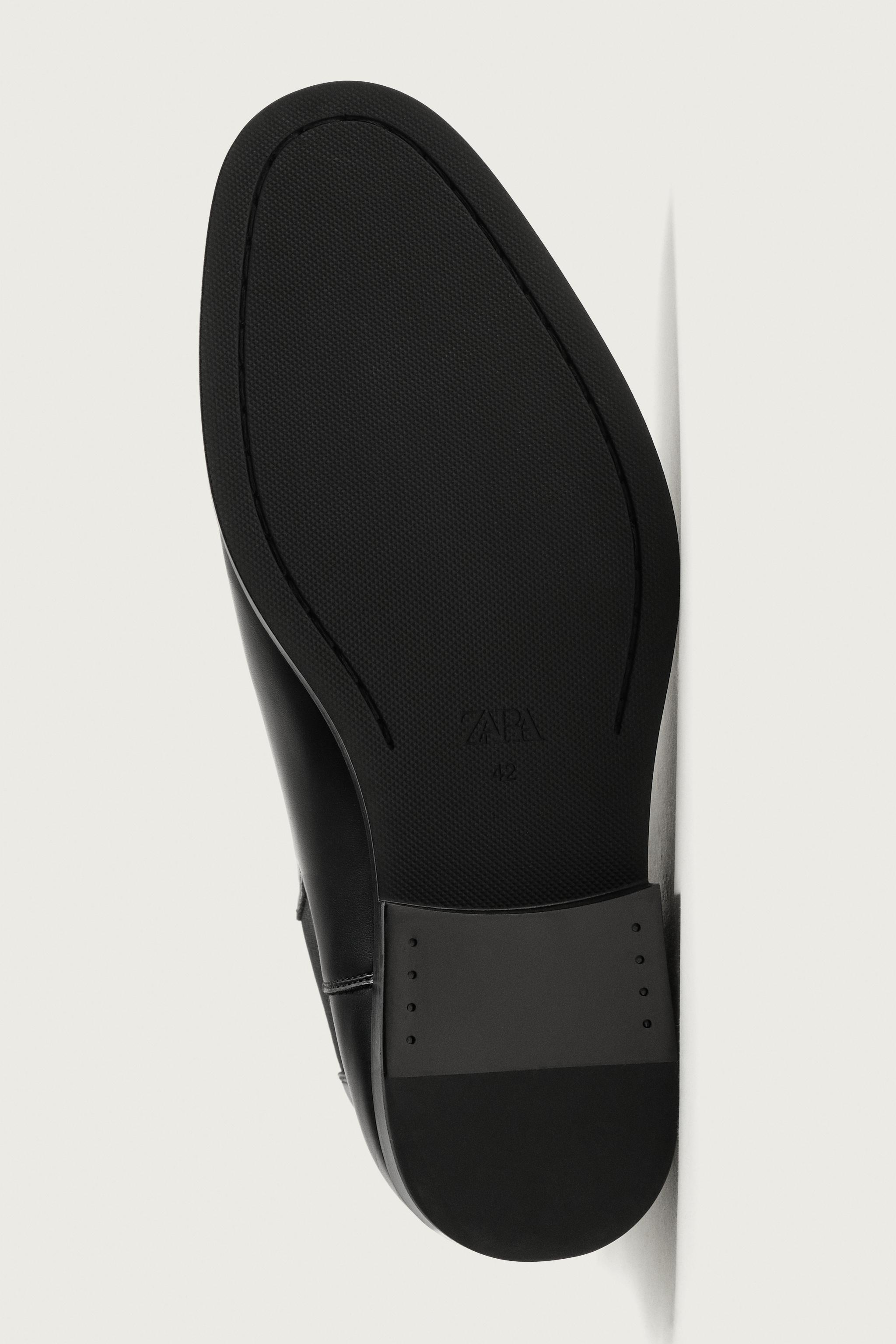 Мужские ботинки Zara POINTED-TOE CHELSEA BOOTS — фото 7