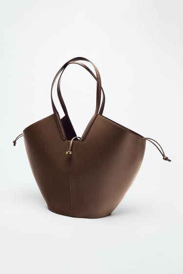 MAXI TOTE BAG - Brown by Zara