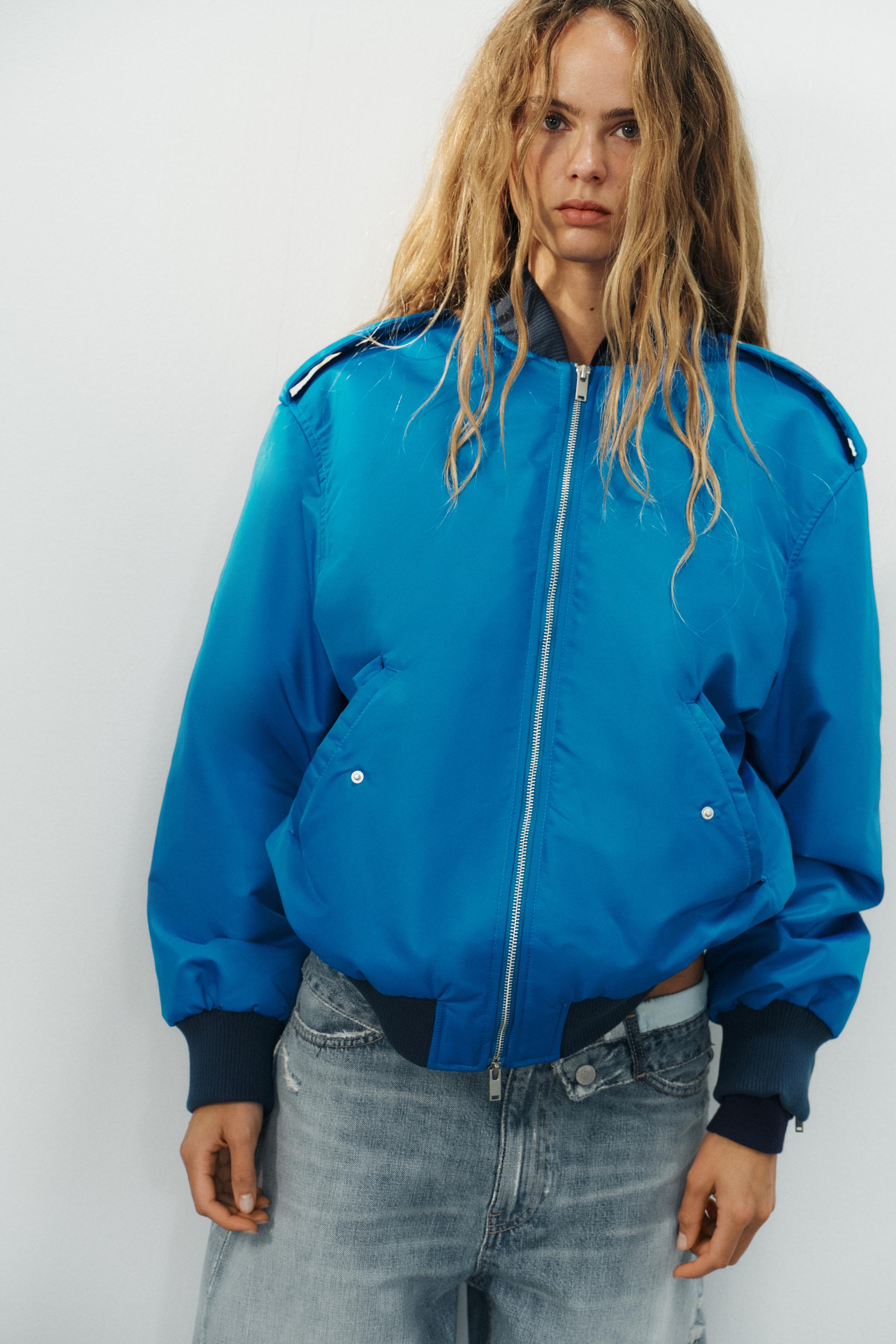 VESTE BOMBER OVERSIZE AVEC PATTES