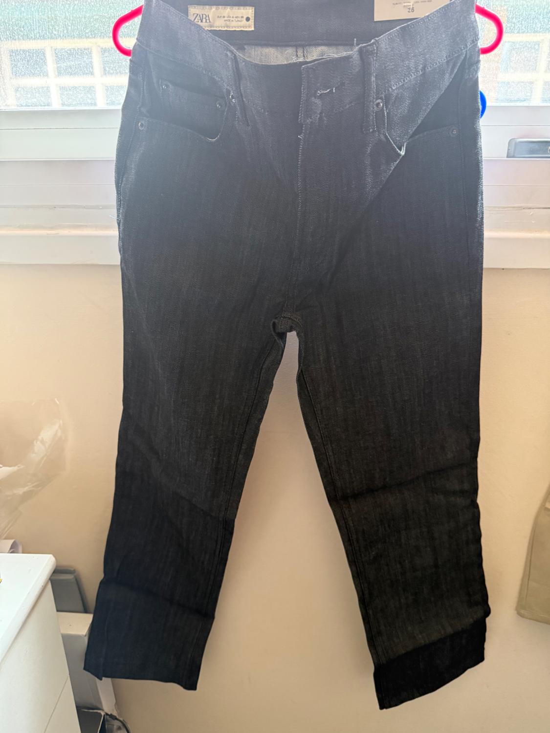 ZW COLLECTION BOOTCUT HIGH-WAIST CROPPED JEANS - Image 2