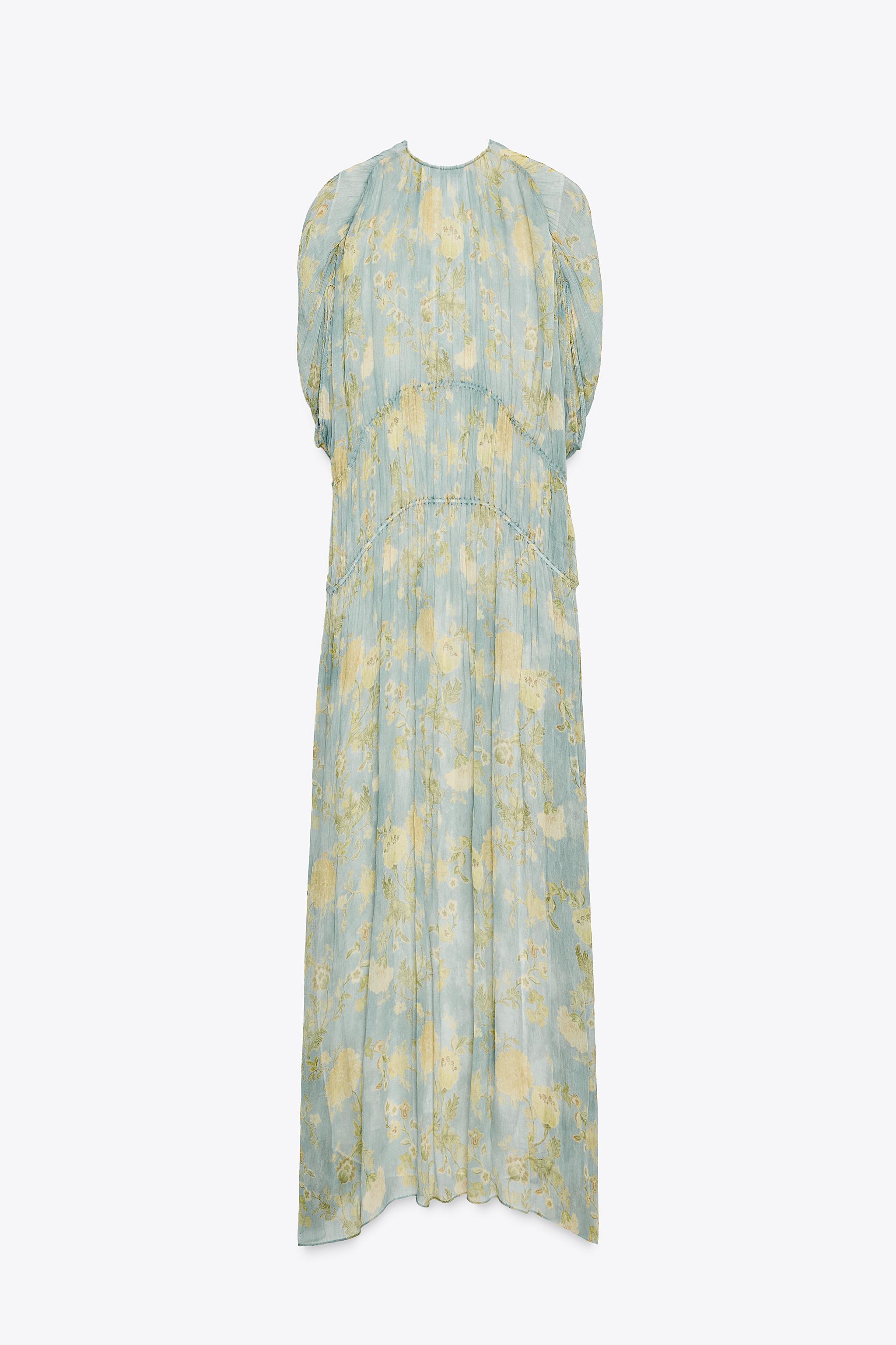 【ZARA】ZW COLLECTION プリント柄ワンピース 3690/008/022 ZW COLLECTION プリント柄ワンピース - プリント地 | ZARA Japan