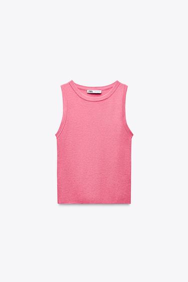 CHALECO PUNTO - Rosa de Zara