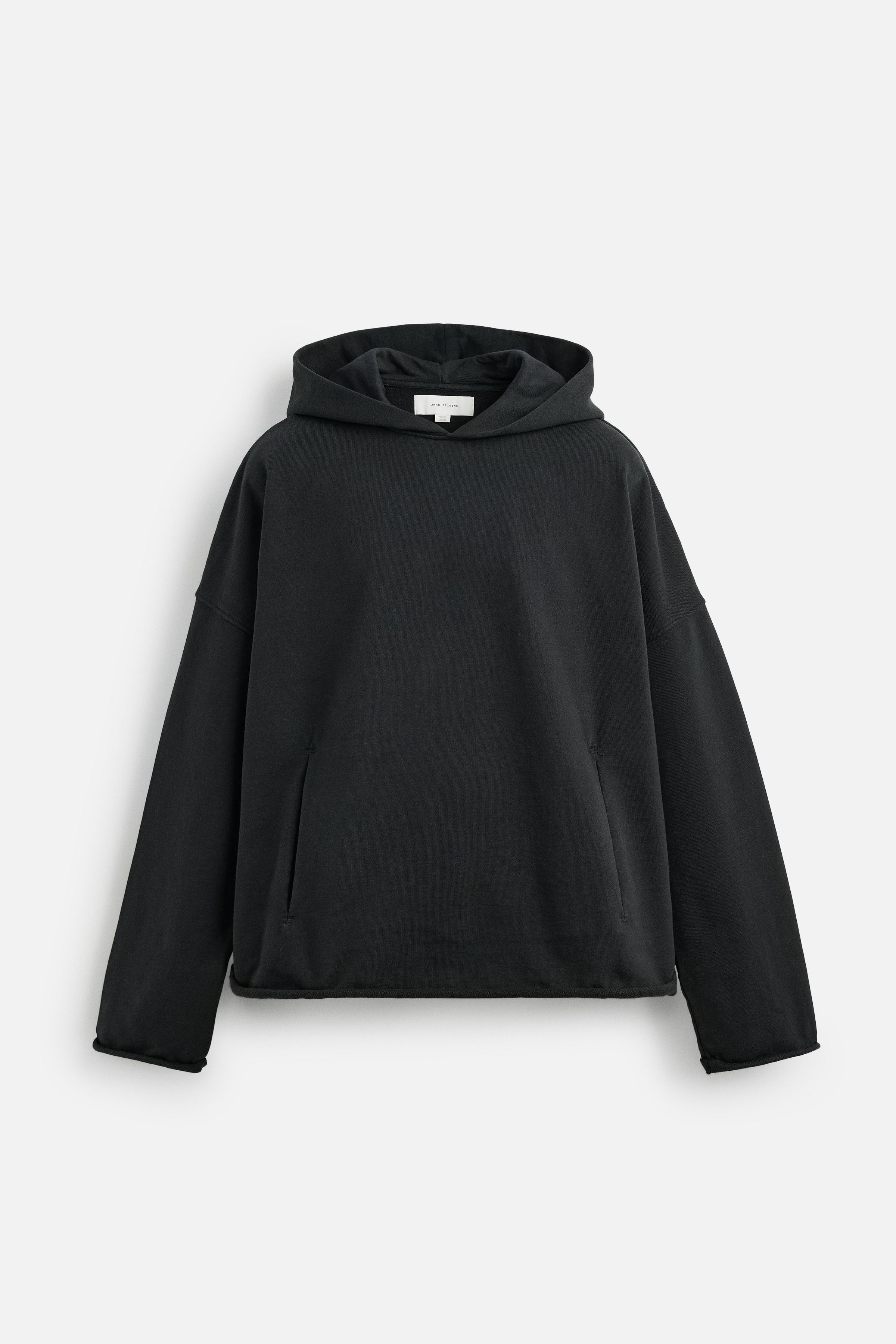 Cappuccio Zara Felpe Oversize Hoodie Felpa Grigia H&m Felpa