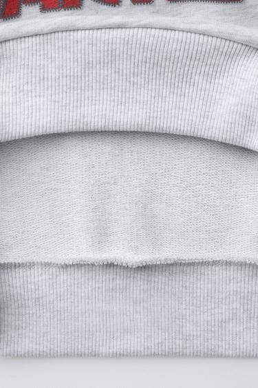 STARTER ® PRINTED SWEATSHIRT - Grey marl by Zara - Image 3