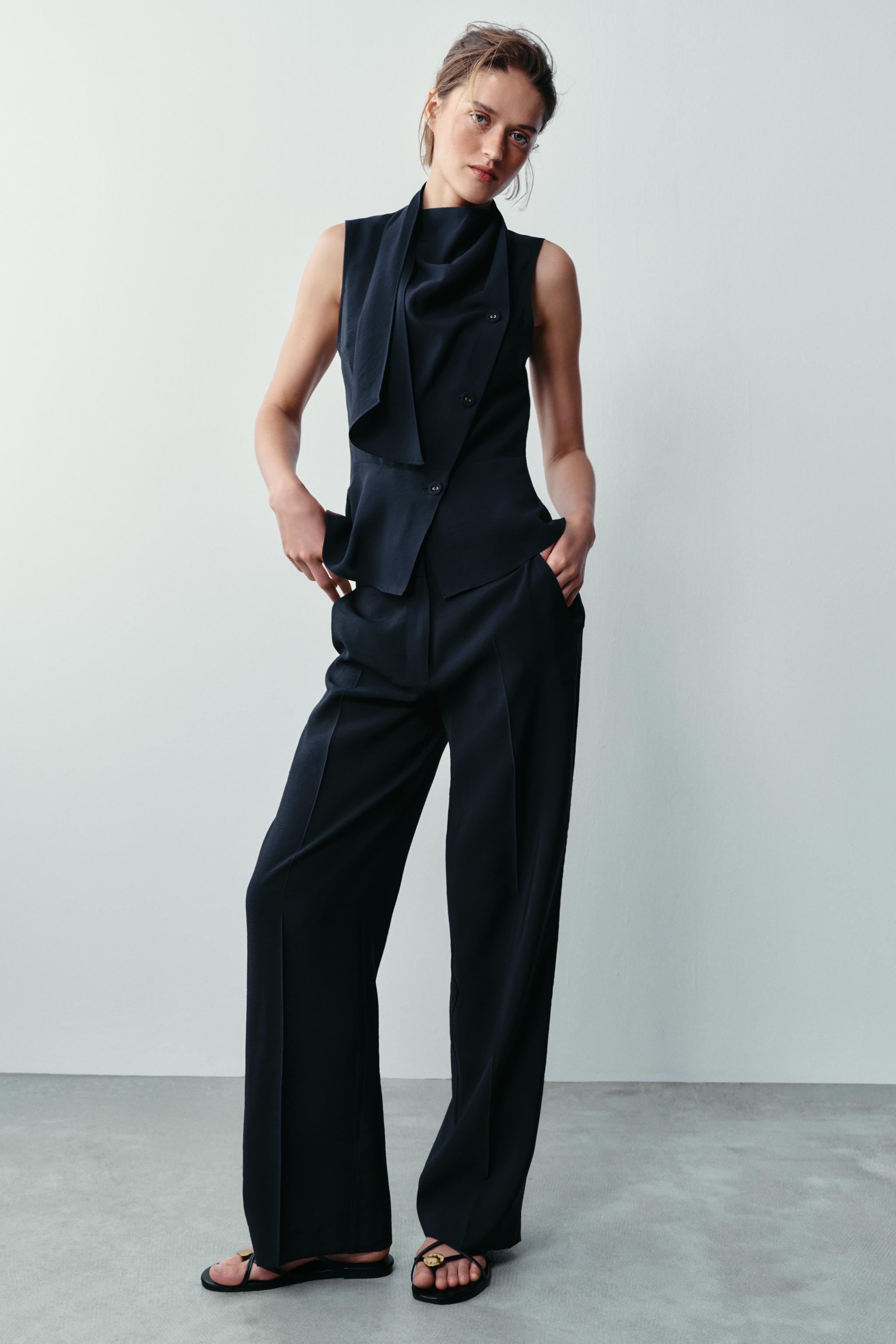 SCARF PEPLUM TOP