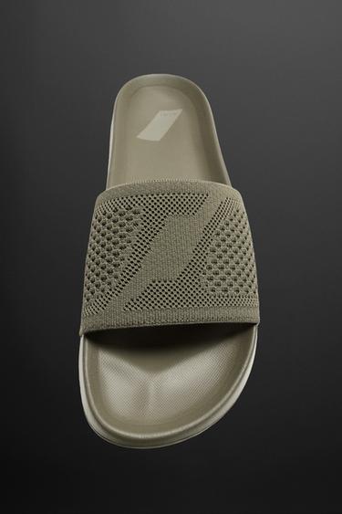 CLAQUETTES DE PLAGE - Vert kaki de Zara - Image 6
