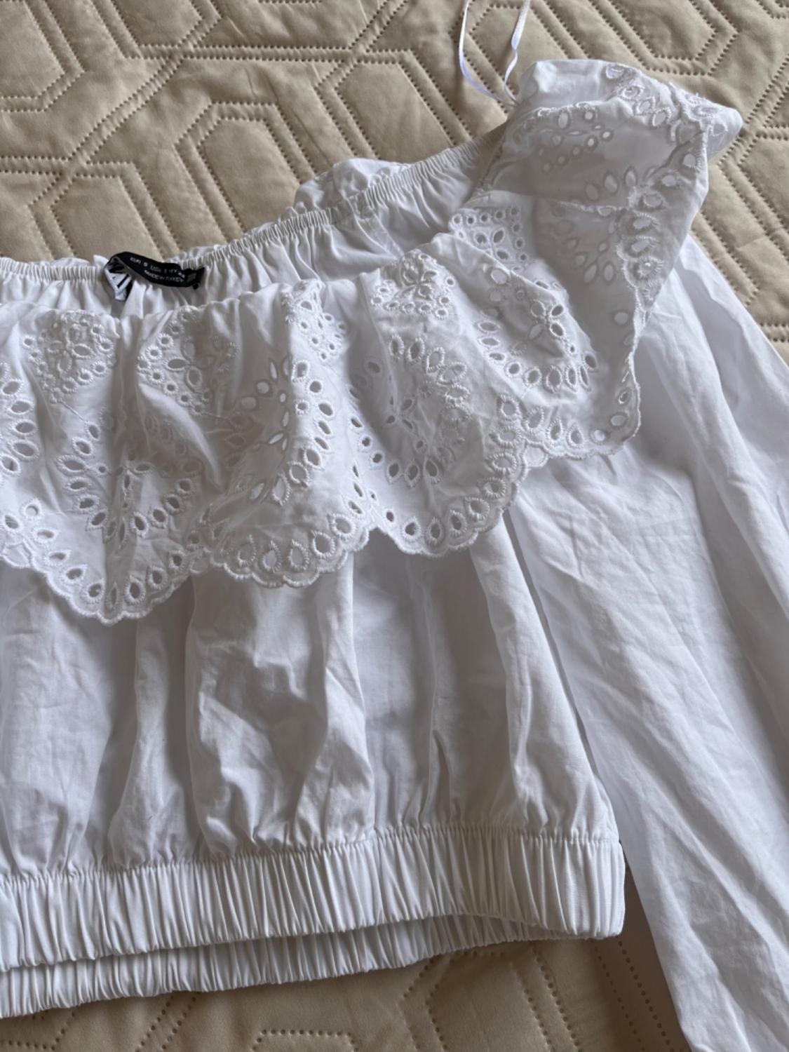 POPLIN TOP WITH CUTWORK EMBROIDERY - Image 3