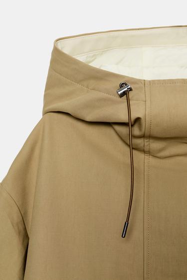 PARKA COMBINÉE ZW COLLECTION - Beige de Zara - Image 10