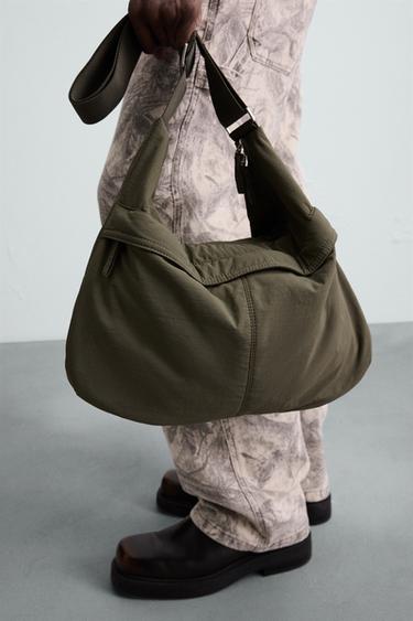 Zara NYLON BAG - Green - Image 0