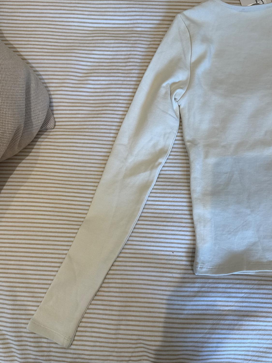 RIBBED T-SHIRT WITH SQUARE NECKLINE - Image 7