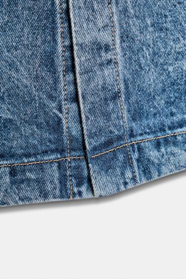 ZW COLLECTION DENIM MIDI SKIRT - Light blue by Zara - Image 8