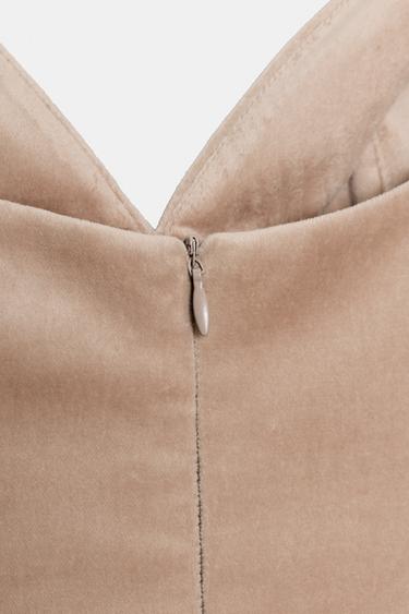 ROBE COURTE À BRETELLES ET VOLUME - Corde de Zara - Image 7