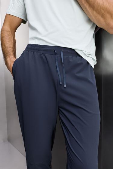 PANTALON TECHNIQUE COLOR BLOCK - Bleu marine de Zara - Image 6
