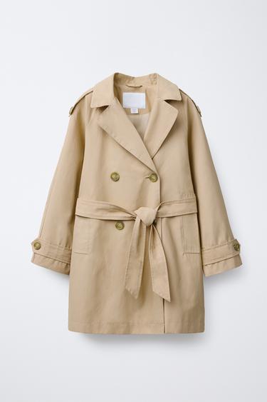 TRENCH À CAPUCHE AMOVIBLE - Camel clair de Zara - Image 1