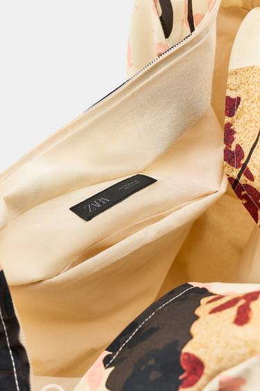 MAXI GARZA PRINT BAG - Ecru by Zara - Image 5