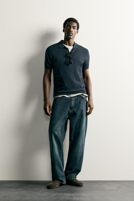POLO PUNTO REGULAR FIT - Marino de Zara - Imagen 0