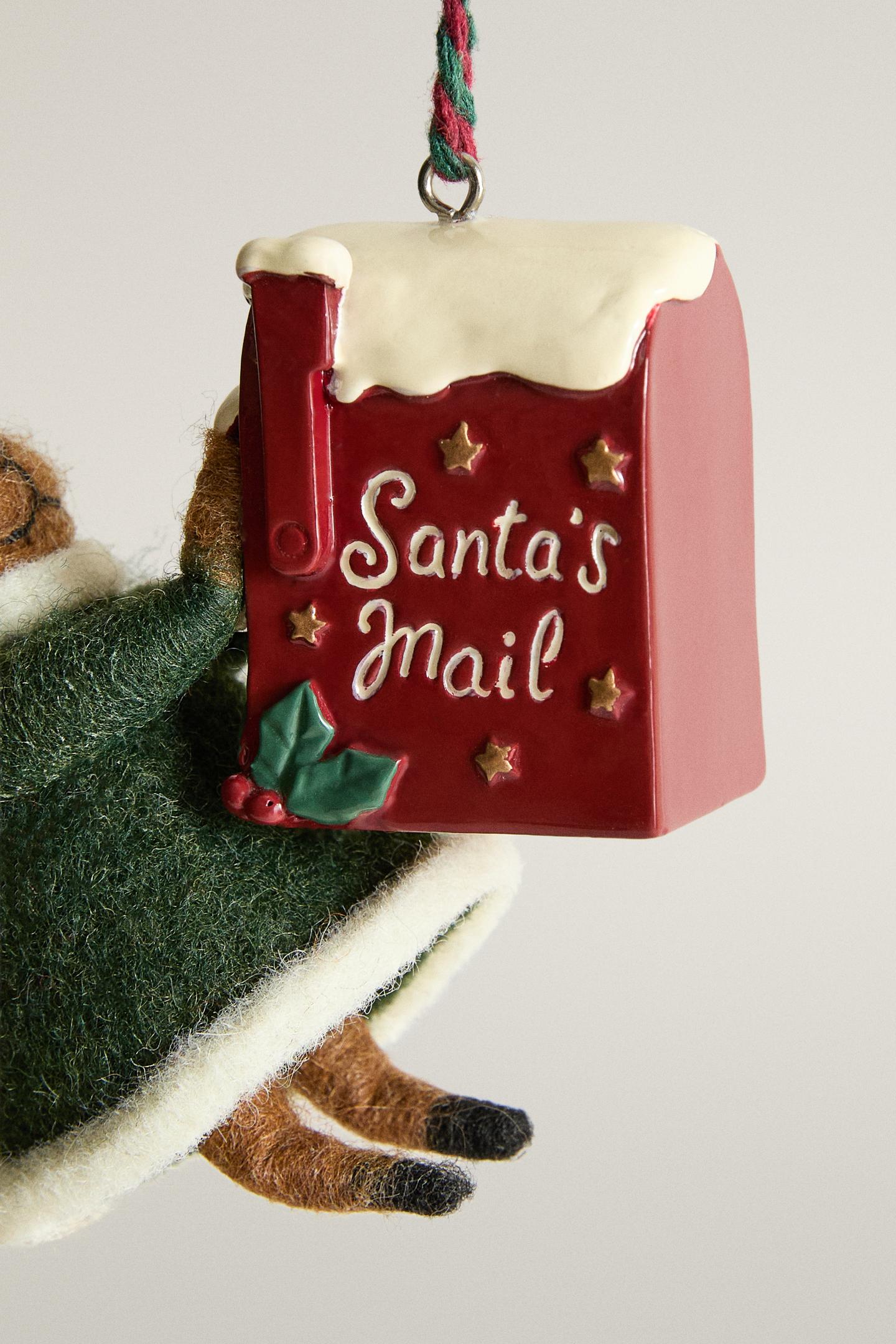 Ёлочные украшения Zara Mouse Mailbox Christmas Tree Ornament, цвет: Разноцветный — фото 3