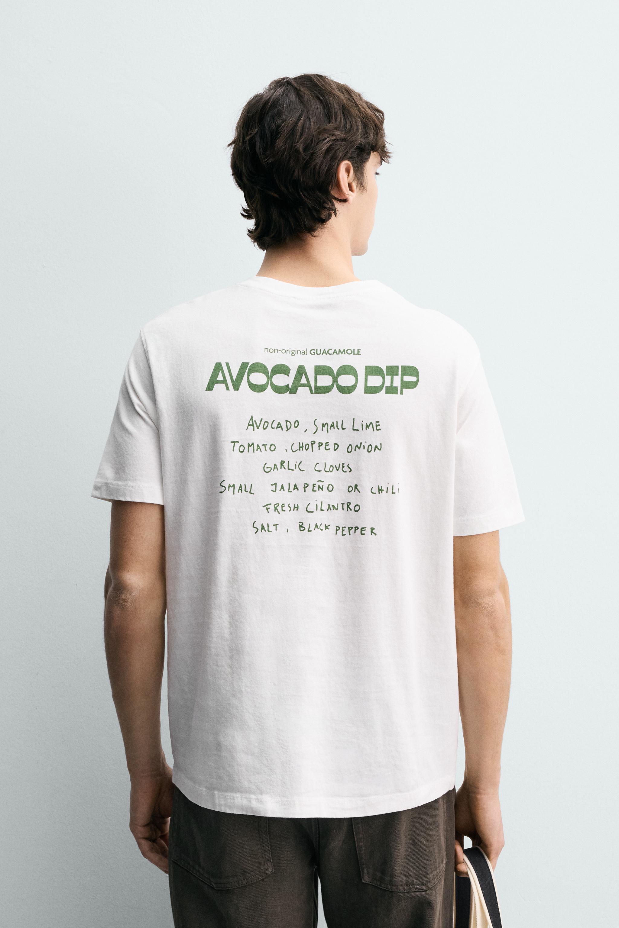 AVOCADO EMBROIDERED T-SHIRT