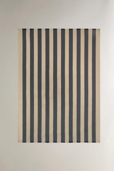 MULTI-PURPOSE STRIPED BLANKET - Blue by Zara