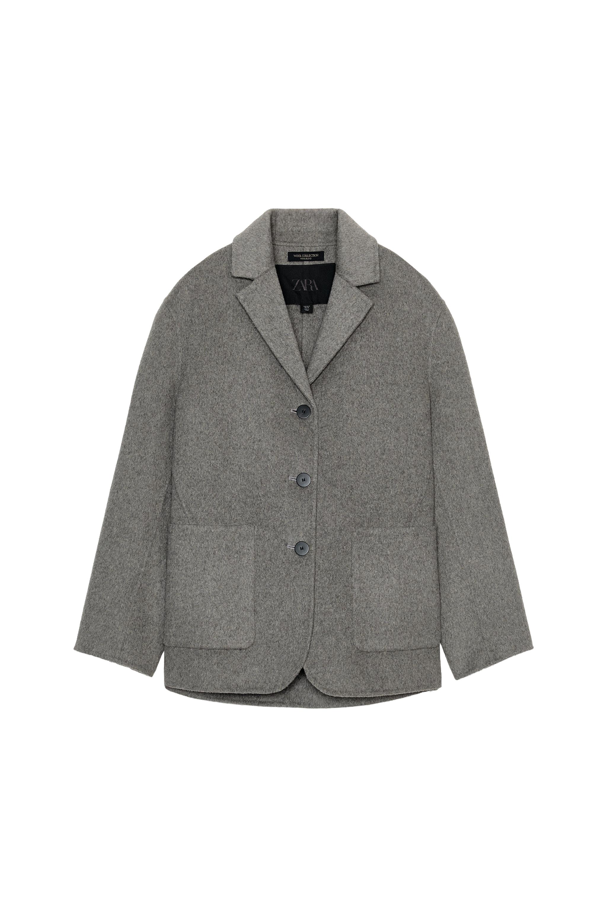 ウール混ブレザーZW COLLECTION - グレー | ZARA Japan / 日本