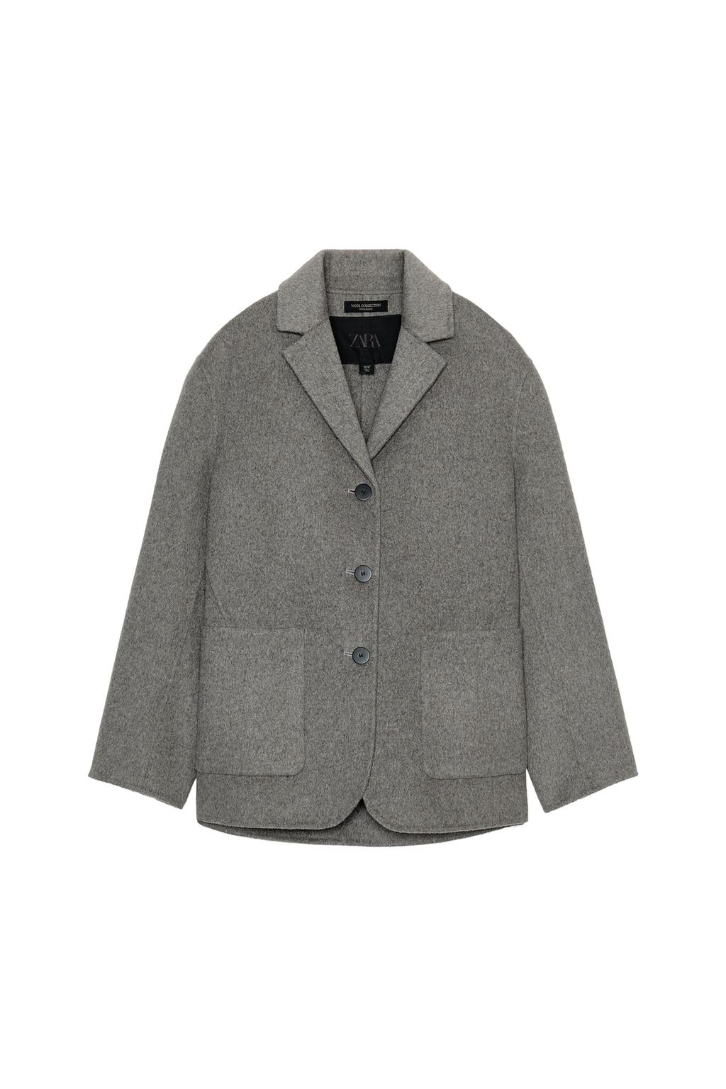 WOOL BLEND BLAZER ZW COLLECTION - image 3