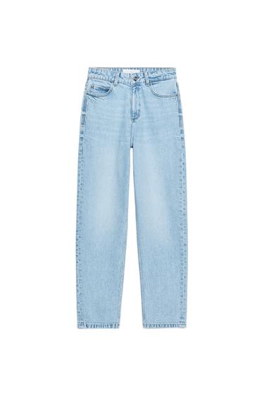JEANS Z.01 MOM FIT COMFORT TIRO ALTO - Azul claro de Zara