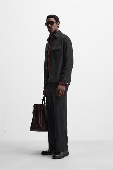 JOGGER WAIST TROUSERS - Black by Zara - Image 3