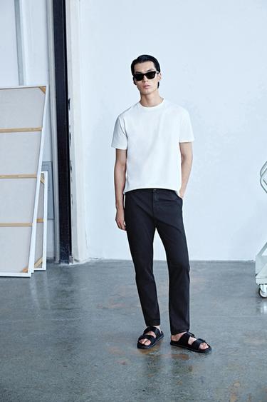 BASIC MEDIUM WEIGHT T-SHIRT /02 - White by Zara