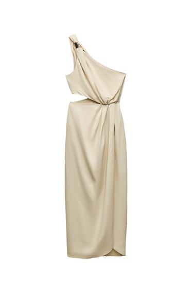MIDI DRESS WITH CUT-OUT DETAIL