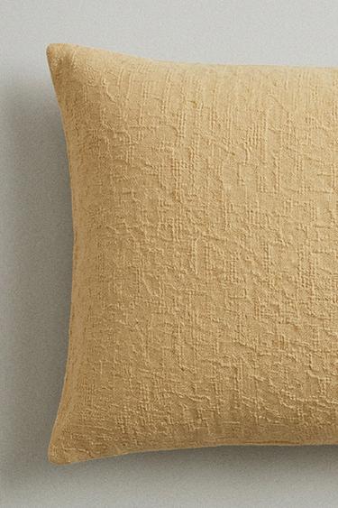 FUNDA COJÍN JACQUARD TEXTURA - Beige de Zara