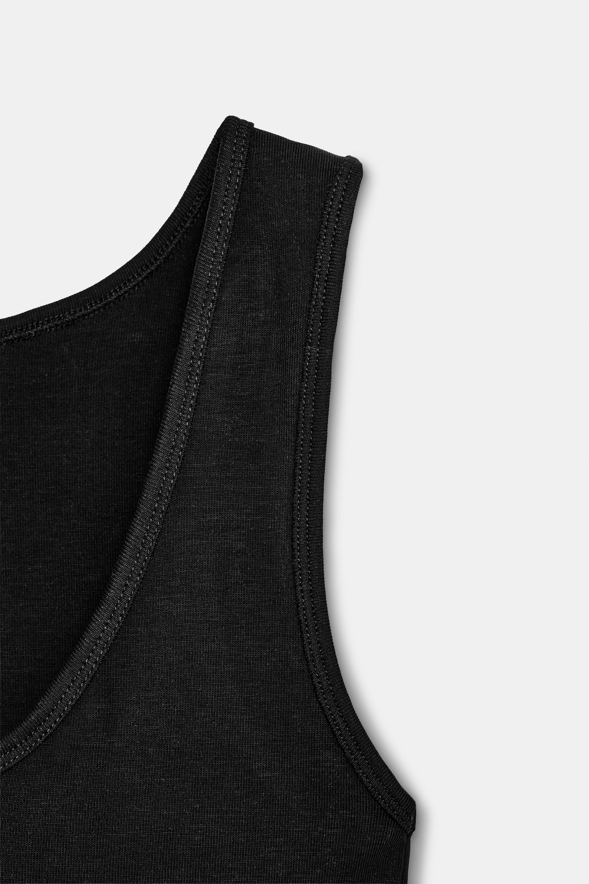 Женские топы Zara WIDE STRAP TOP — фото 3