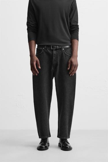 Zara WIDE LEG JEANS - Black