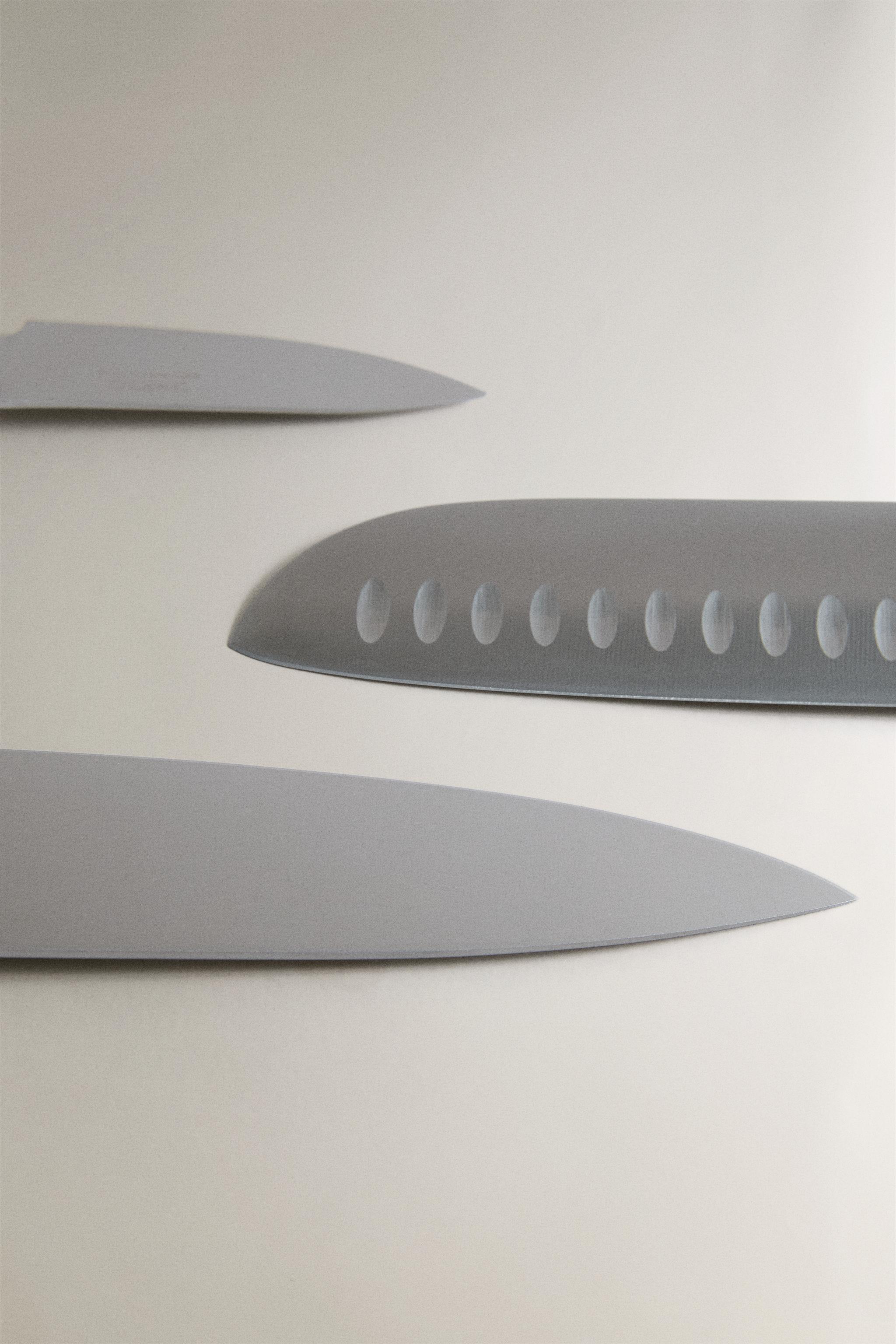 SET OF STEEL KNIVES (SET OF 3) — Steel