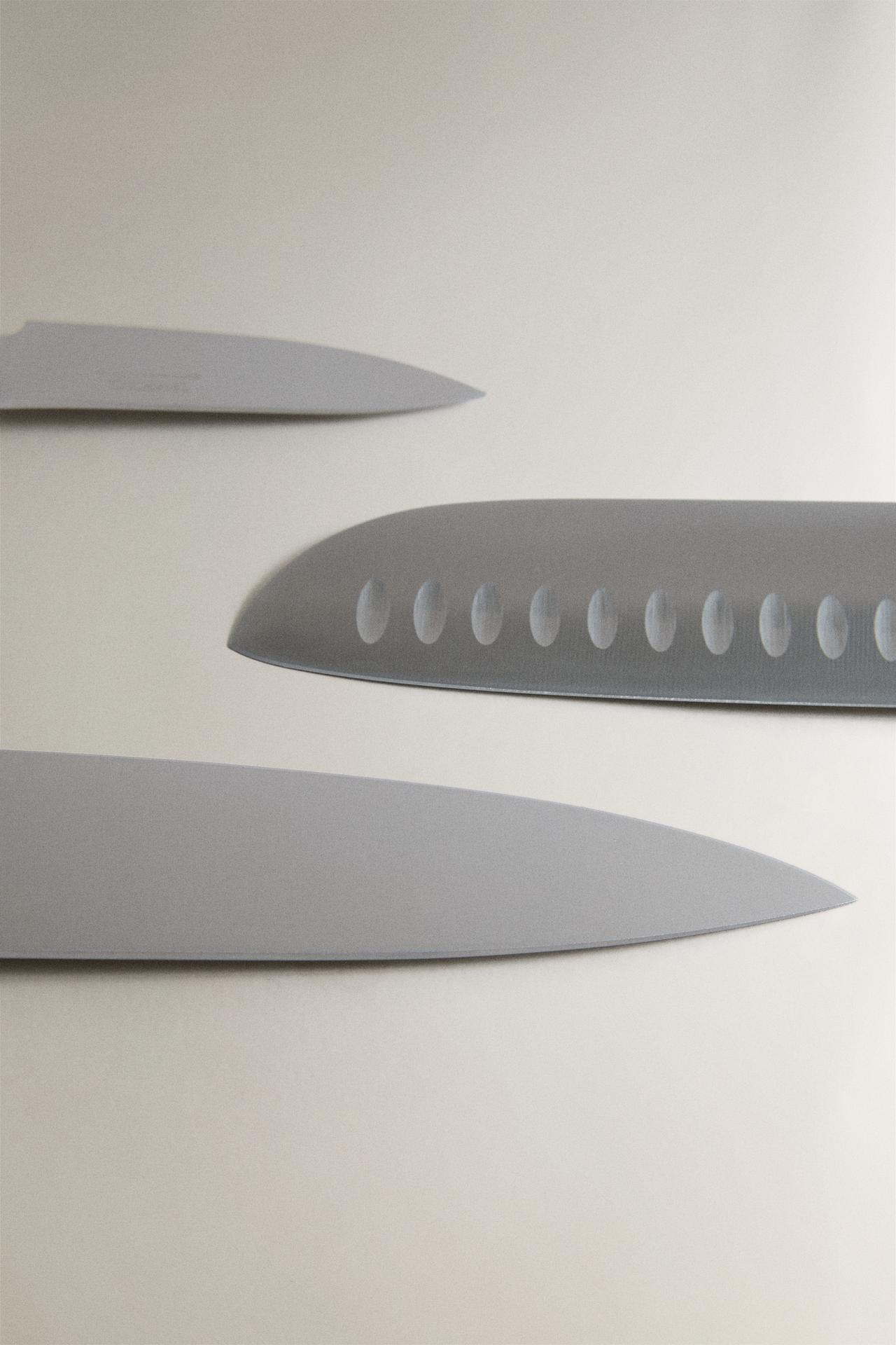 SET OF STEEL KNIVES (SET OF 3) — Steel