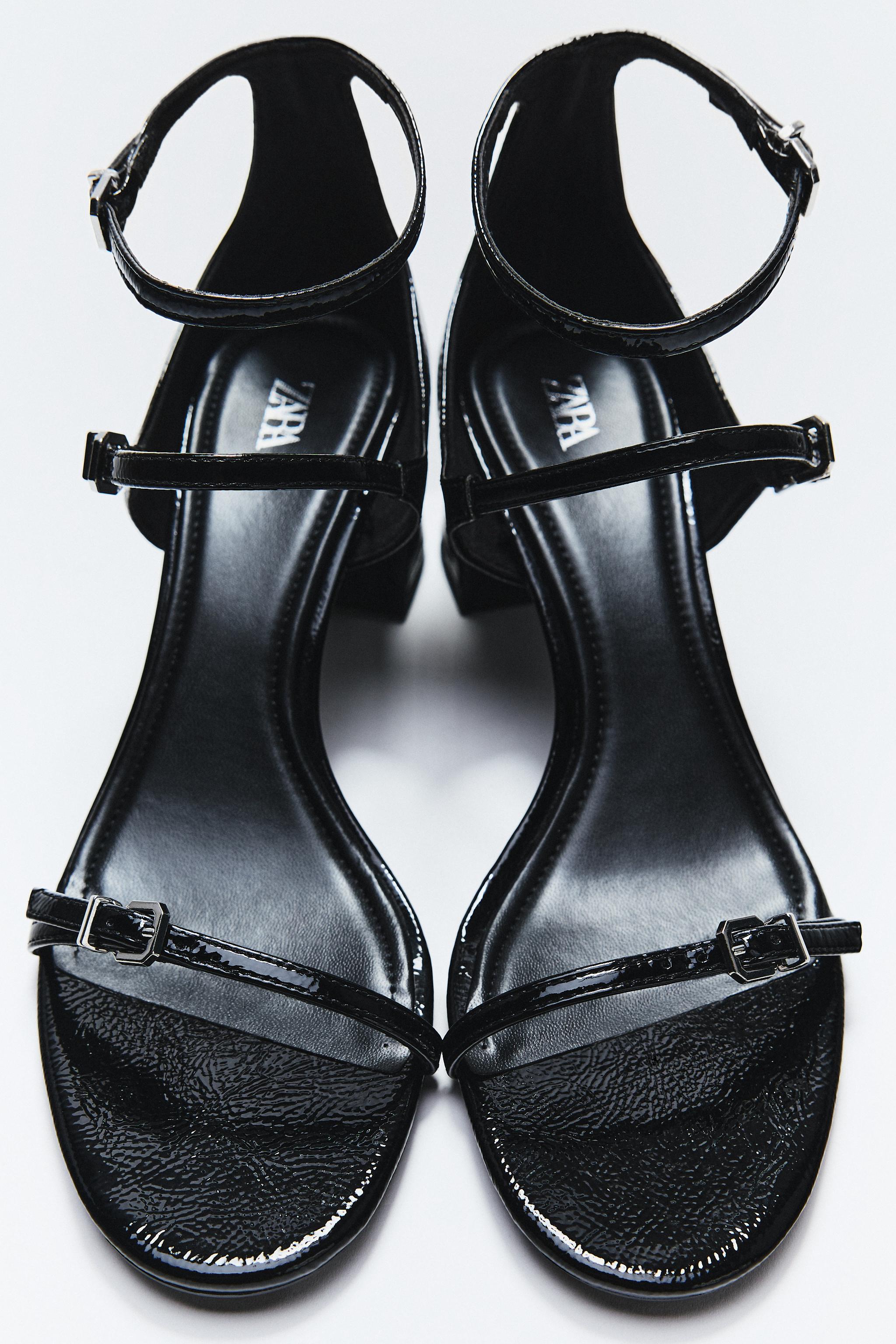 Women s Block Heel Sandals Explore our New Arrivals ZARA Canada