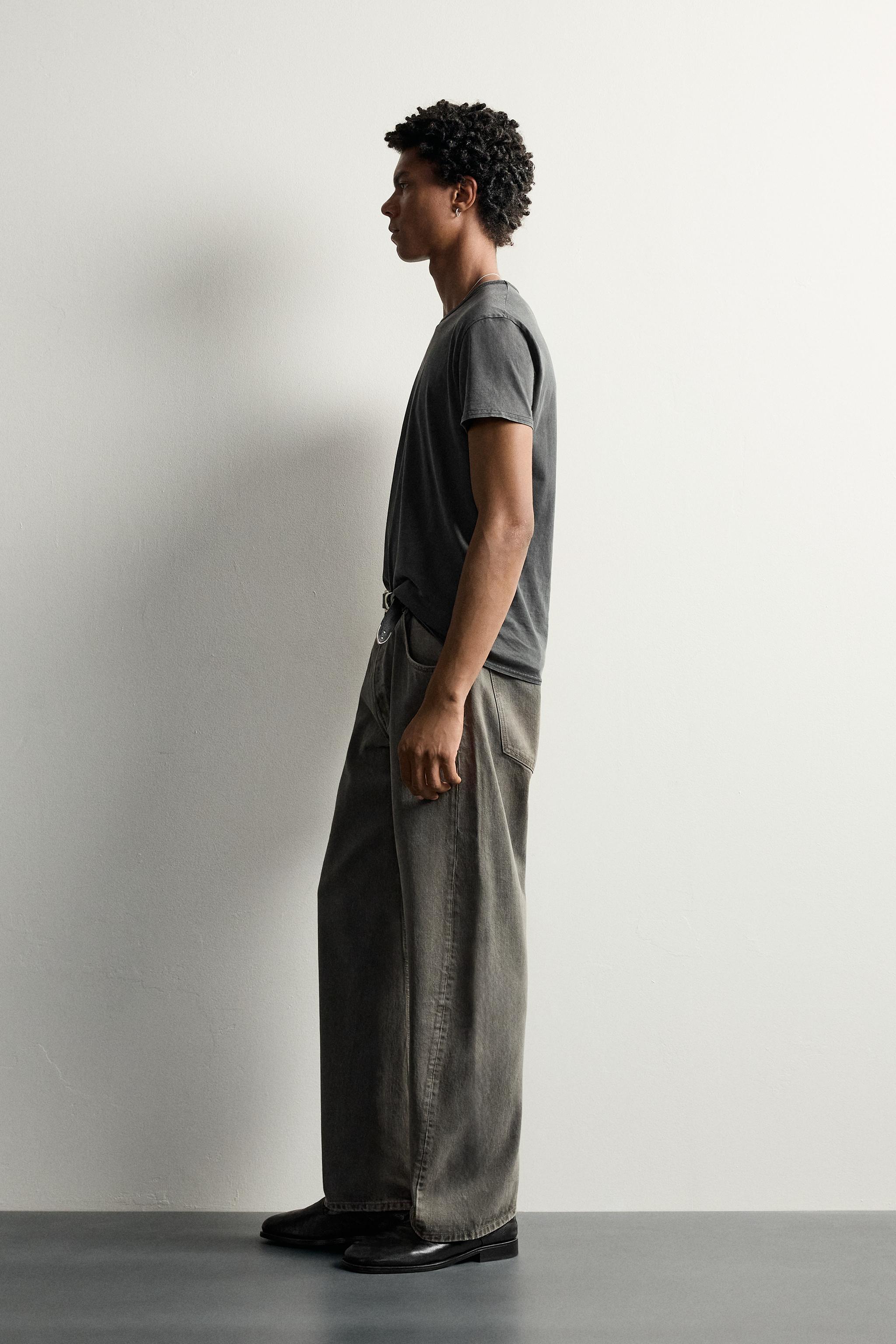 T-SHIRT SLIM EFFET DÉLAVÉ
