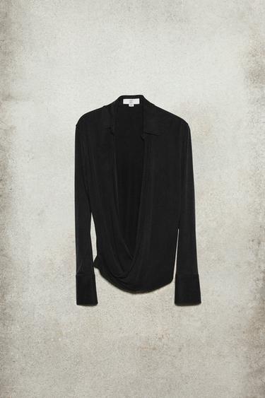 LUDOVIC DE SAINT SERNIN x ZARA 로브 셔츠 - Zara 블랙