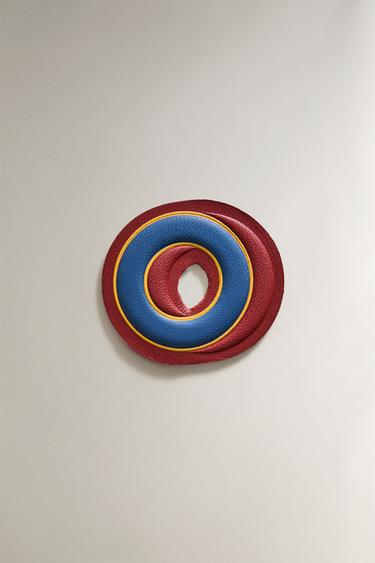 PARCHE PIEL LETRA O - Multicolor de Zara - Imagen 0