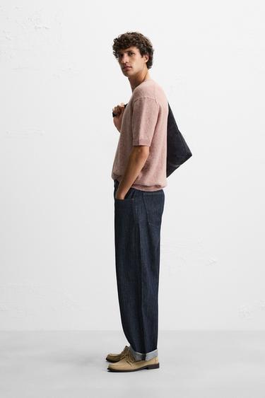 TEXTURED KNIT T-SHIRT - Pink by Zara - Image 3