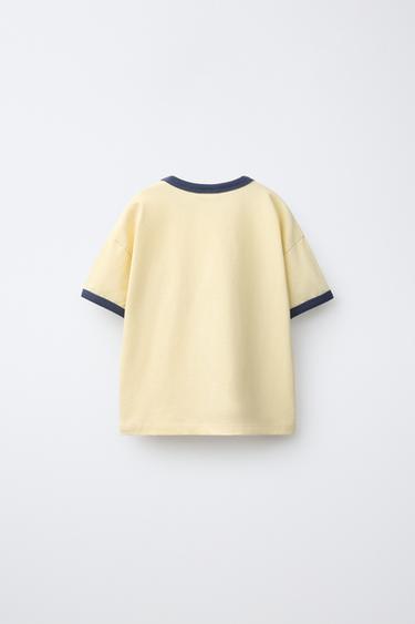 THE BEATLES™ YELLOW SUBMARINE PRINT T-SHIRT — Light yellow 2