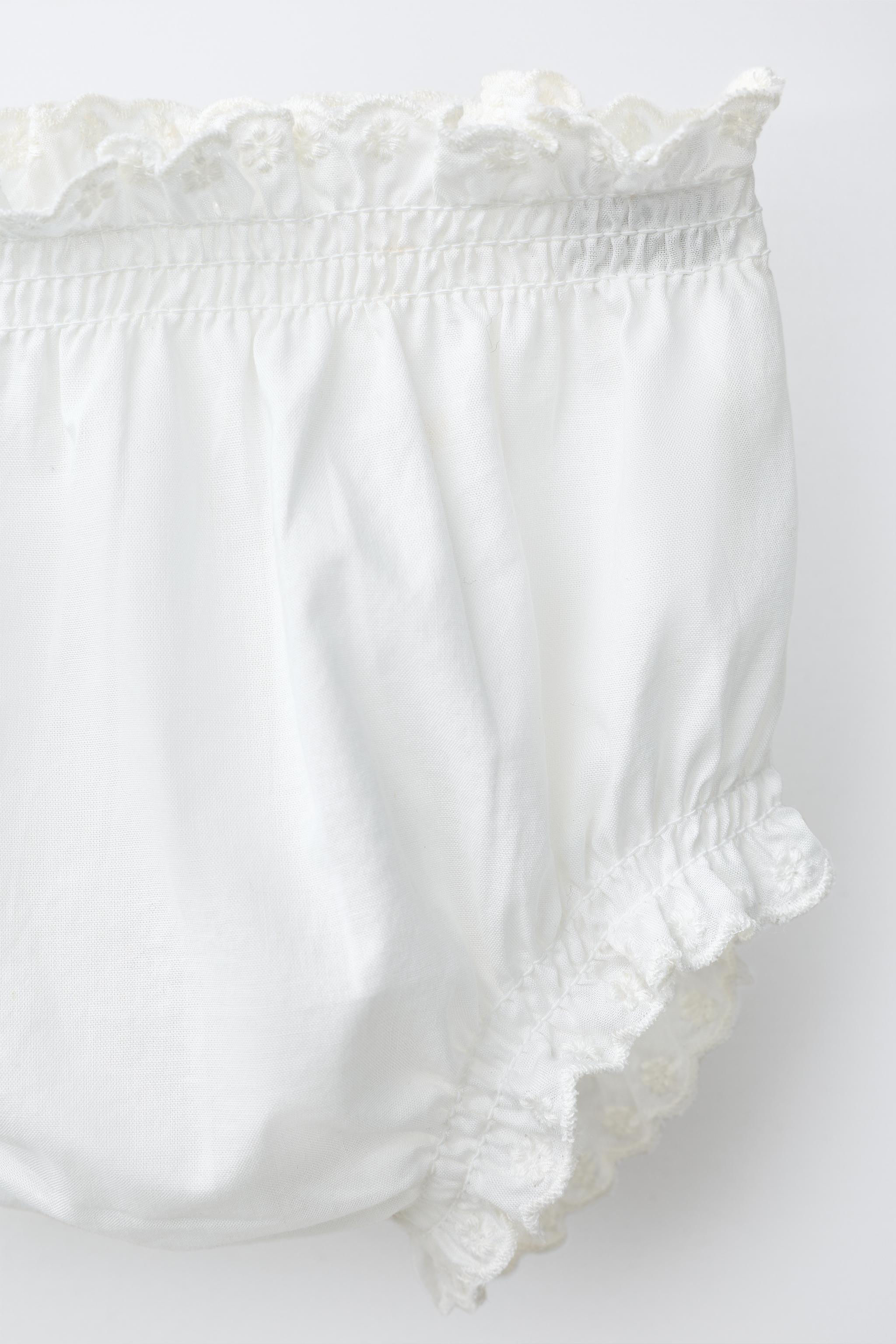 ENSEMBLE CHEMISE ET CULOTTE BRODÉES