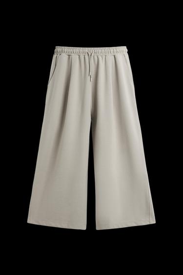RELAXED FIT TECHNICAL JOGGER TROUSERS - Mid-grey by Zara - Image 0
