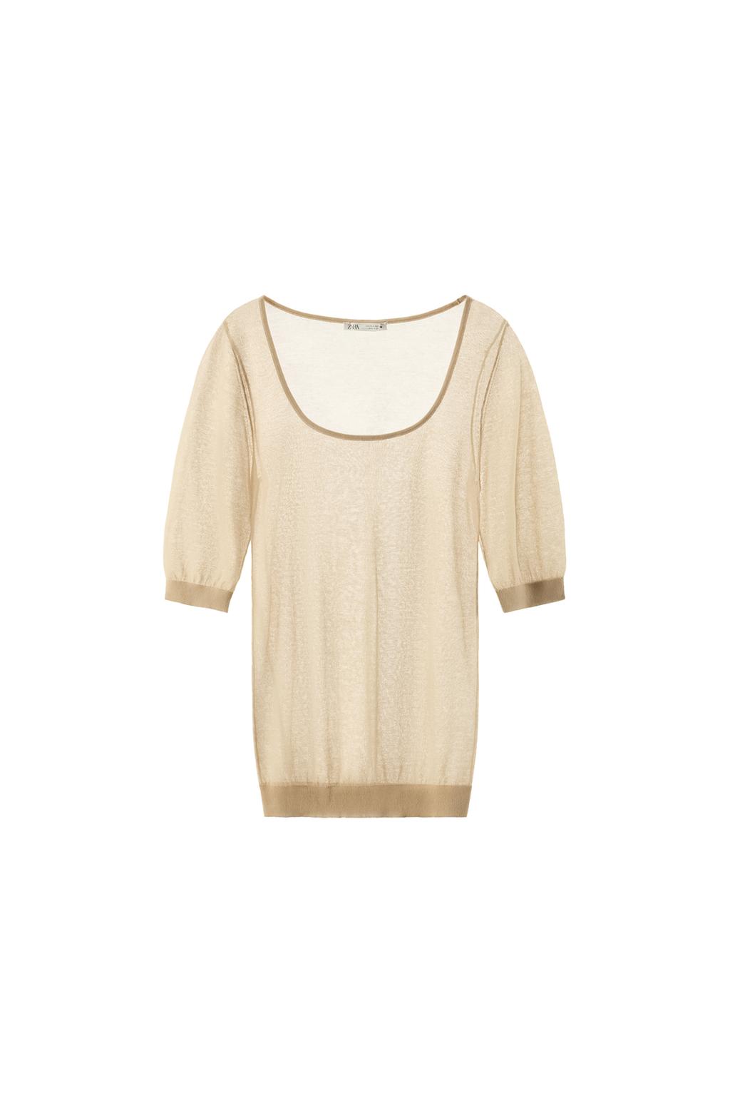 FINE GAUGE KNIT TOP - image 3
