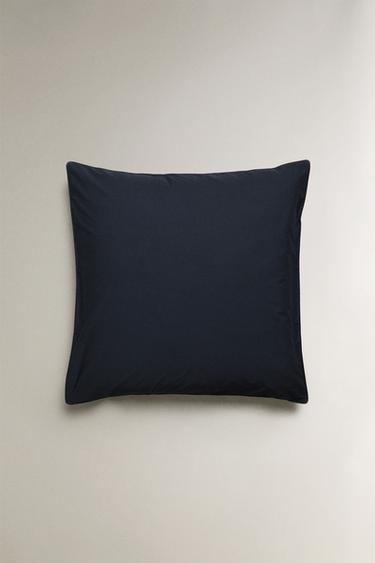 TAIE D’OREILLER PERCALE DE COTON (300 FILS) - Bleu nuit de Zara - Image 2