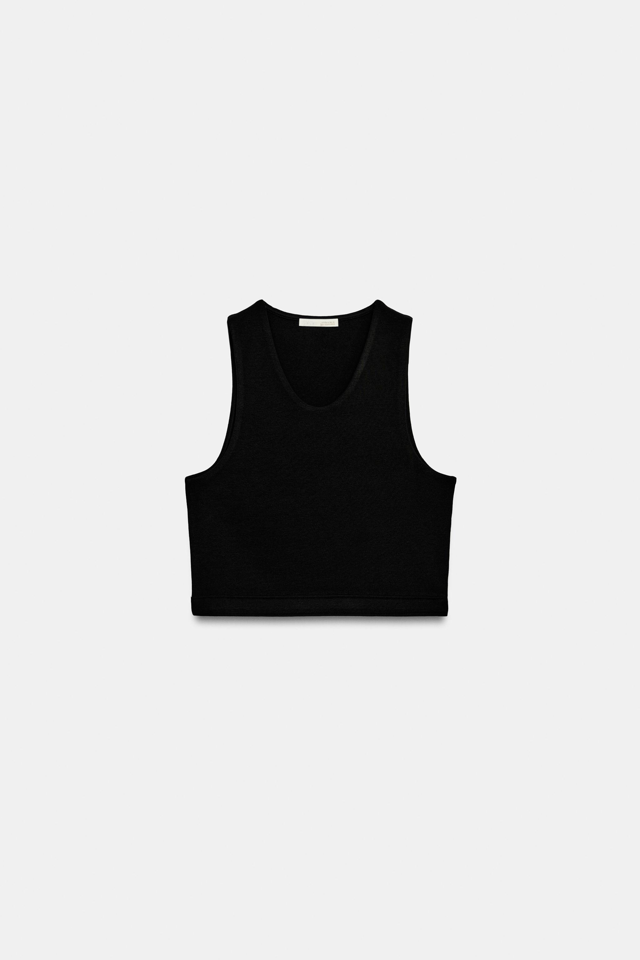 SLEEVELESS CROP TOP