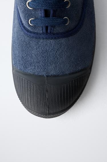 LEATHER PLIMSOLLS BENSIMON ® X ZARA - Blue by Zara - Image 5